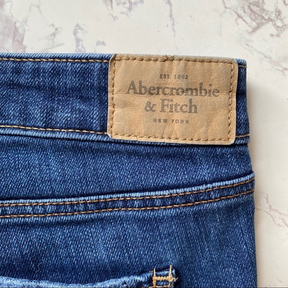 ABERCROMBIE The A&F Skinny Jeans Distressed 4 S - Picture 7 of 11